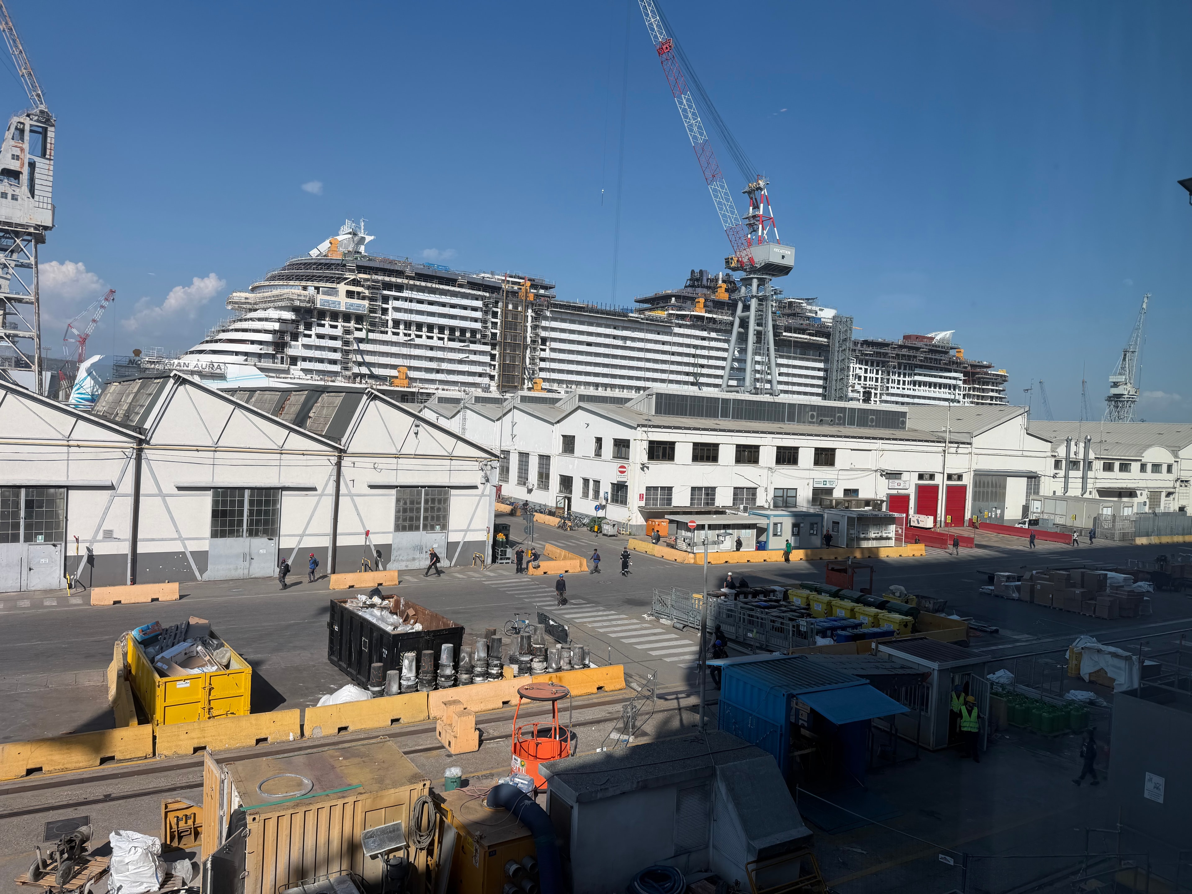 Cruise ship public health team